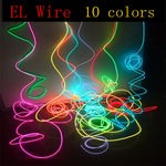 Neon Light Dance Party Decor Light Neon LED lamp Flexible EL Wire Rope