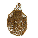 Portable Reusable Grocery Bags Bag Washable Cotton Handbag Short Handle Net Tote