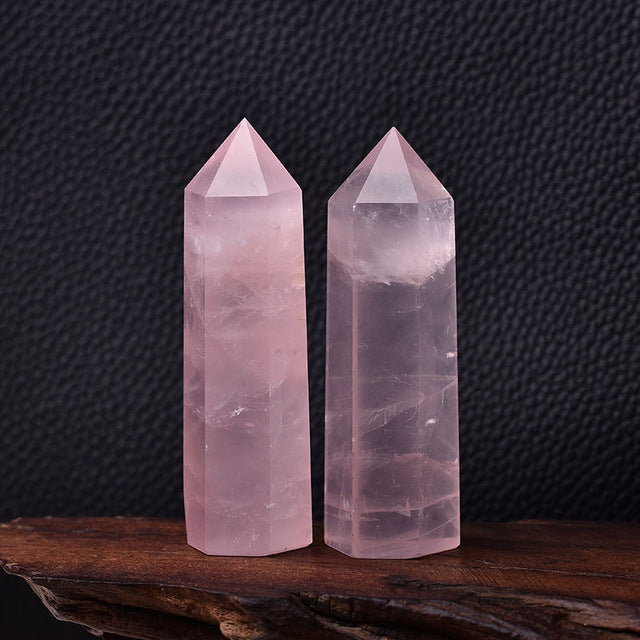 Natural Stones Crystal  Amethyst Rose Quartz Healing Stone Home Decoration