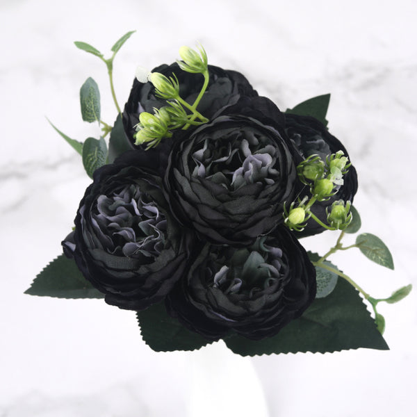 Pink Silk Peony Artificial Flowers for Home Wedding Decoration indoor
