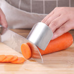 Stainless Steel Finger Protector Anti-cut Finger Guard Kitchen Tools