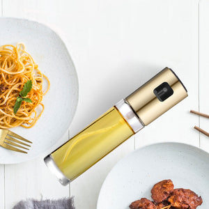 Kitchen Stainless Steel Olive Oil Sprayer Bottle Pump Oil Pot Leak-proof Grill