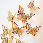 4D Hollow Butterfly Wall Sticker DIY Home Decoration Wall Stickers