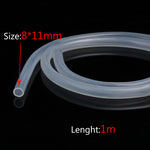 1M / 5M 10M Food Grade Clear Transparent Silicone Rubber Hose Flexible Silicone Tube