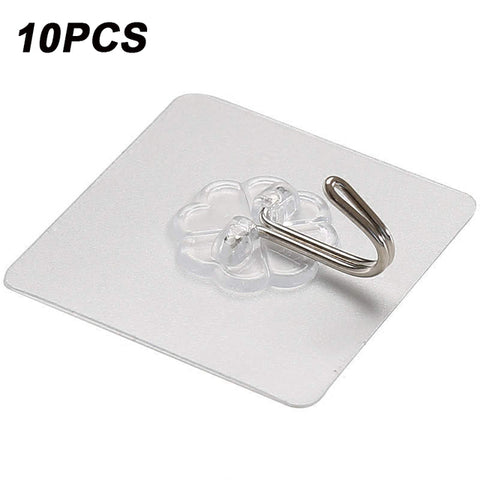 Transparent Hooks for Bathroom Self Adhesive Door Wall Hook Hanger