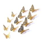 4D Hollow Butterfly Wall Sticker DIY Home Decoration Wall Stickers