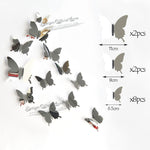 4D Hollow Butterfly Wall Sticker DIY Home Decoration Wall Stickers