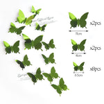 4D Hollow Butterfly Wall Sticker DIY Home Decoration Wall Stickers