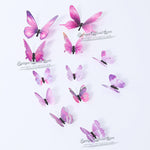 4D Hollow Butterfly Wall Sticker DIY Home Decoration Wall Stickers