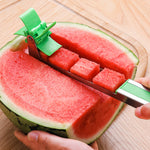 Watermelon Cutter Stainless Steel Windmill Design Cut Watermelon Kitchen Gadgets