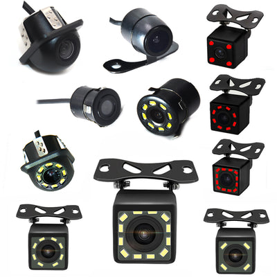 Car Rear View Camera Wide Angle Reverse Parking Waterproof CCD LED