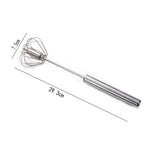 Hand Pressure Semi-automatic Egg Beater Stainless Steel Kitchen Accessories Tools