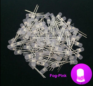 LED Diode 5 mm Assorted Kit White Green Red Blue  Purple Warm white DIY Light Emitting Diode