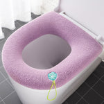 Winter Warm Toilet Seat Cover Closestool Mat Washable Bathroom Accessories