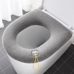 Winter Warm Toilet Seat Cover Closestool Mat Washable Bathroom Accessories