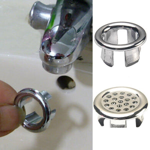 Bath Sink Round Ring Overflow Cover Spare Sink Basin Cap Plastic  Bathroom Ceramic Basin