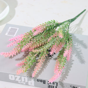 Artificial Flowers Plastic Lavender Fake Plants