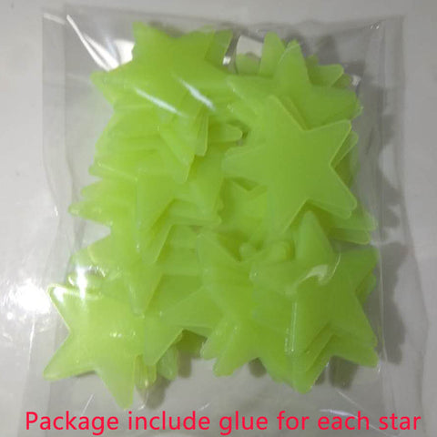 Stars Glow Stickers Luminous In Dark Night Wall Art ceiling Decoration