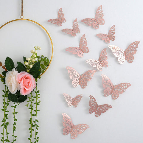 Suncatcher Sticker 3D Effect Crystal Butterflies Wall Sticker Home Decoration