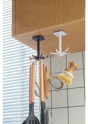 Kitchen Hook Multi-Purpose  Rotatable Rack For Organizer and Storage Spoon Hanger Accessories