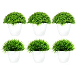 Artificial Plants Potted Green Bonsai Small Tree Grass Plants Pot  for Home Garden Decoration