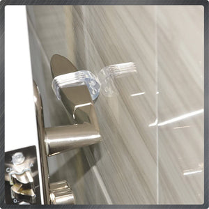 Door Stopper Transparent Silica Gel Door Handle Wall Protection  Furniture Protective