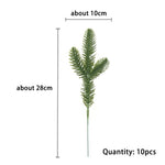 Christmas Fake Plants Pine Branches  Decorations Xmas Tree Ornaments Kids Gift Supplies