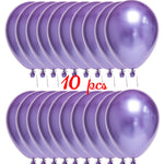 Star Confetti Balloons Metallic Confetti Latex Transparent Ballon  Birthday Party Wedding Decoration