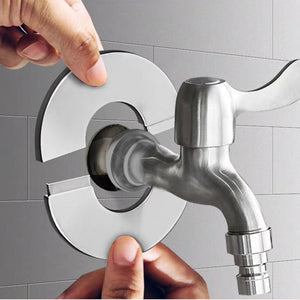 Stainless Steel Water Pipe Faucet Decorative Cover Pipe Wall Covers