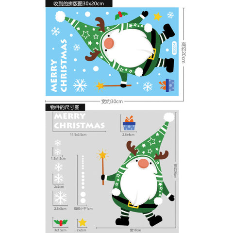 Christmas Window Stickers Christmas Window Clings Wall Stickers