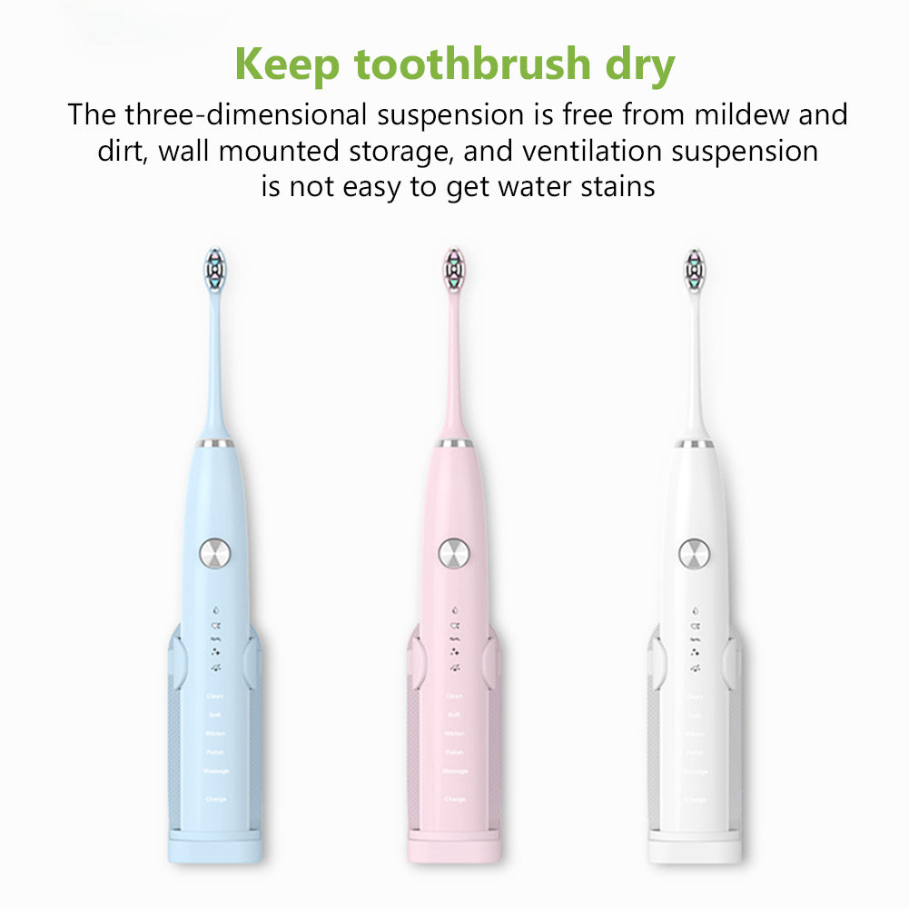 Electric Toothbrush Holder Bathroom Space Saving Traceless Toothbrush Rack Accessories