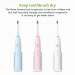 Electric Toothbrush Holder Bathroom Space Saving Traceless Toothbrush Rack Accessories