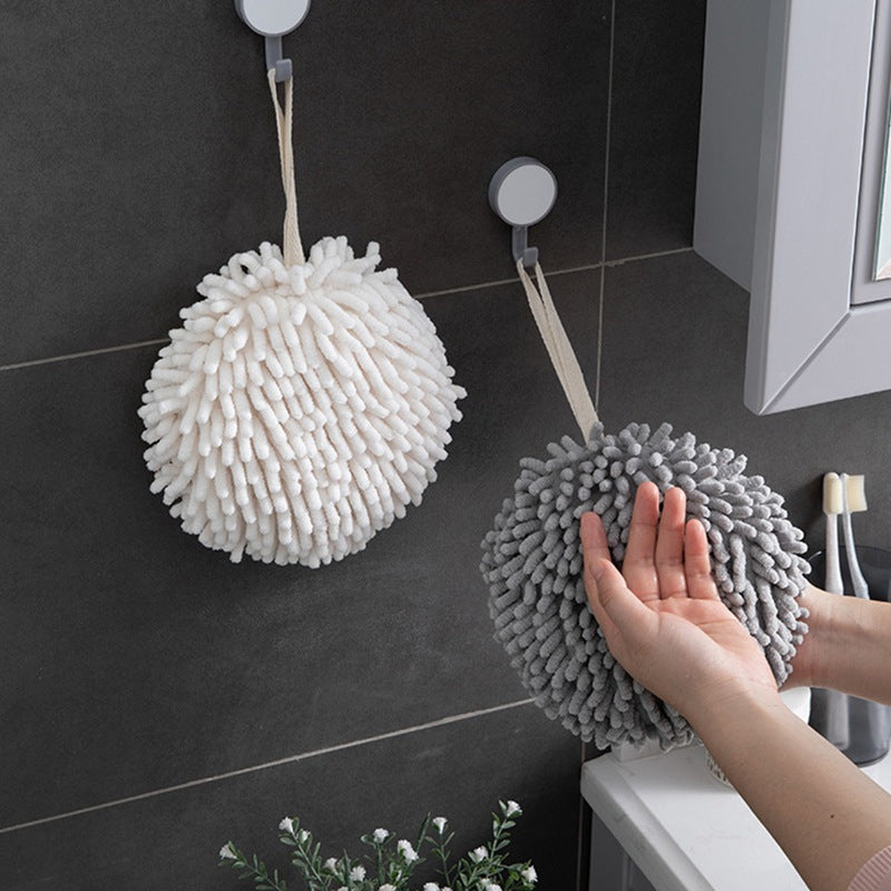 Hand Towels Kitchen Bathroom Hand Towel with Hanging Loops Microfiber Towels