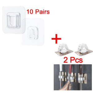 Double-Sided  Wall Hooks Hanger Cup Wall Holder For Kitchen