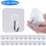 Transparent Hooks for Bathroom Self Adhesive Door Wall Hook Hanger