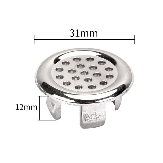 Bath Sink Round Ring Overflow Spare Cover Plastic Silver Plated  Bathroom Ceramic Basin ceramic pots