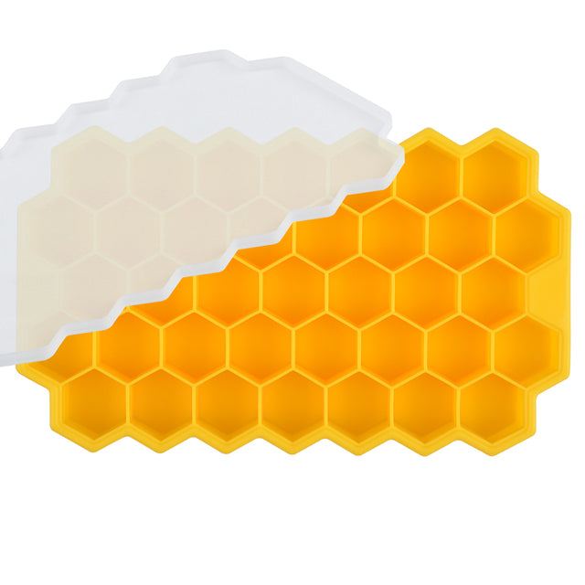 SILIKOLOVE Honeycomb Ice Cube Trays Reusable Silicone Ice cube