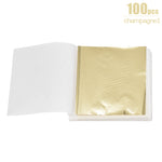 Sheets Imitation Gold Silver Foil Paper Leaf Gilding  Birthday Party Wedding Cake Dessert Decorations