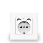 Wall USB Power Socket, Many New style Panel, Bedroom socket