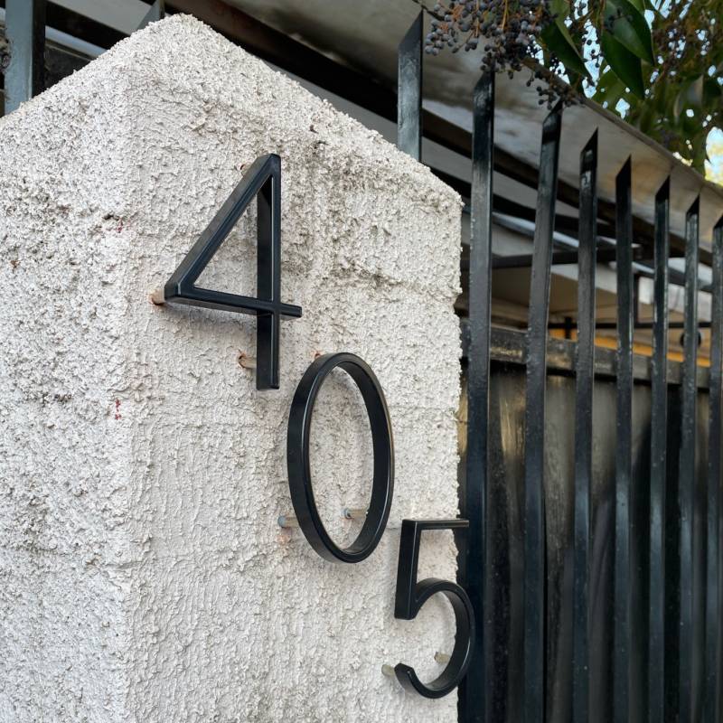 House Number Letters Big Modern Door Alphabet Home Outdoor  Numbers Address