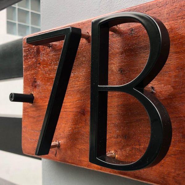 House Number Letters Big Modern Door Alphabet Home Outdoor Numbers Address