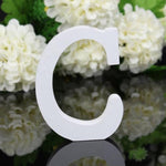 Diy Freestanding Wood Wooden Letters White Alphabet Home Decorations