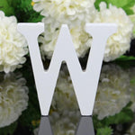 Diy Freestanding Wood Wooden Letters White Alphabet Home Decorations
