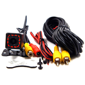Car Rear View Camera Wide Angle Reverse Parking Waterproof CCD LED
