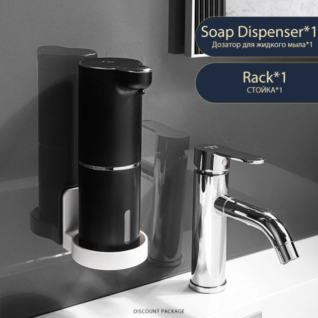 Automatic Foam Soap Dispensers Bathroom Smart Washing Hand Machine With USB Charging