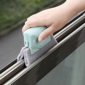 Creative Window Groove Cleaning Cloth Window Cleaning Brush Clean Tool