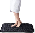 Cobblestone Embossed Bathroom Bath Mat Non-slip Carpets In Wash Basin Bathtub Side