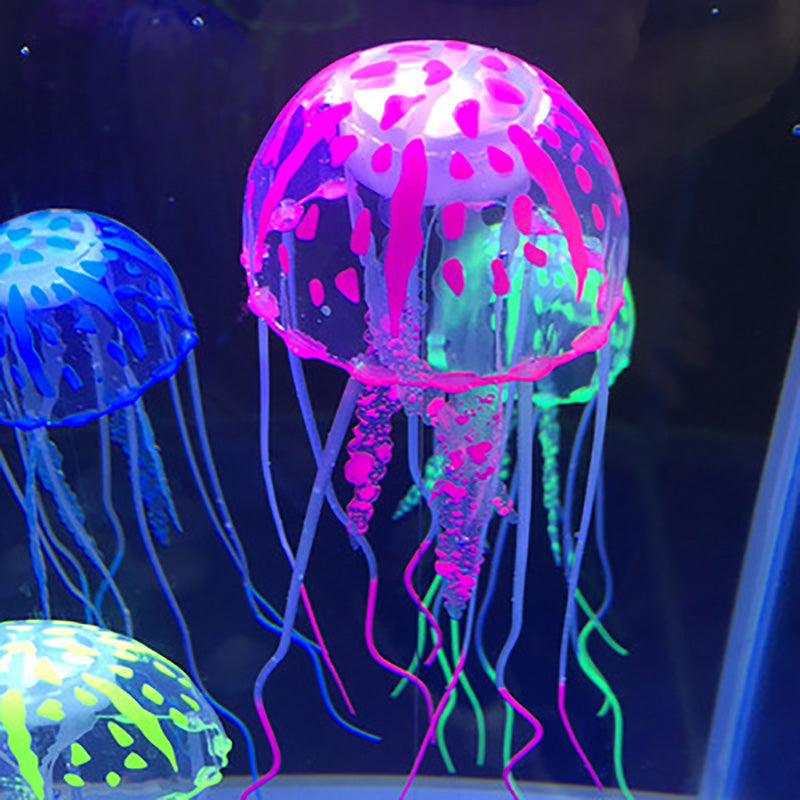 Artificial Swim Effect Jellyfish Aquarium Decoration Fish Tank Underwater