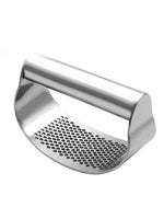 Stainless Steel Garlic Press Manual Curved Grinding Chopper Crusher Kitchen Gadgets