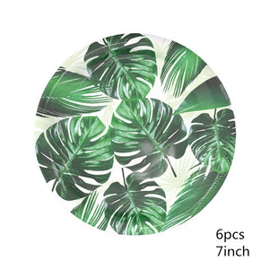 Artificial Tropical Palm Leaves Summer Jungle Theme Party Decoration